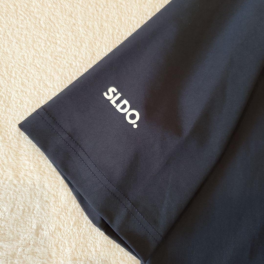 SLDO.エスルドのハーフジップハイネック半袖トップスMサイズ