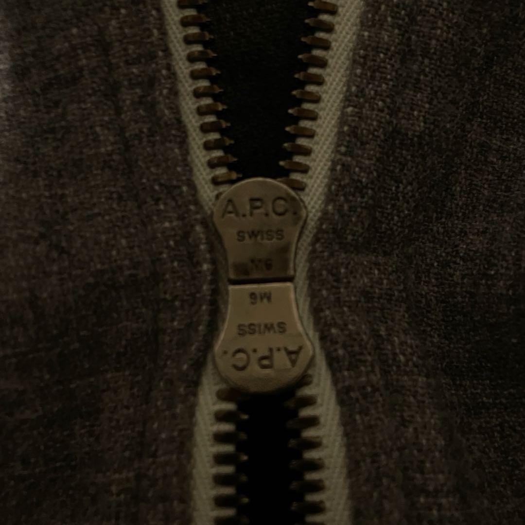 ジャケット・アウター a.p.c. wool zip hoodie made in france