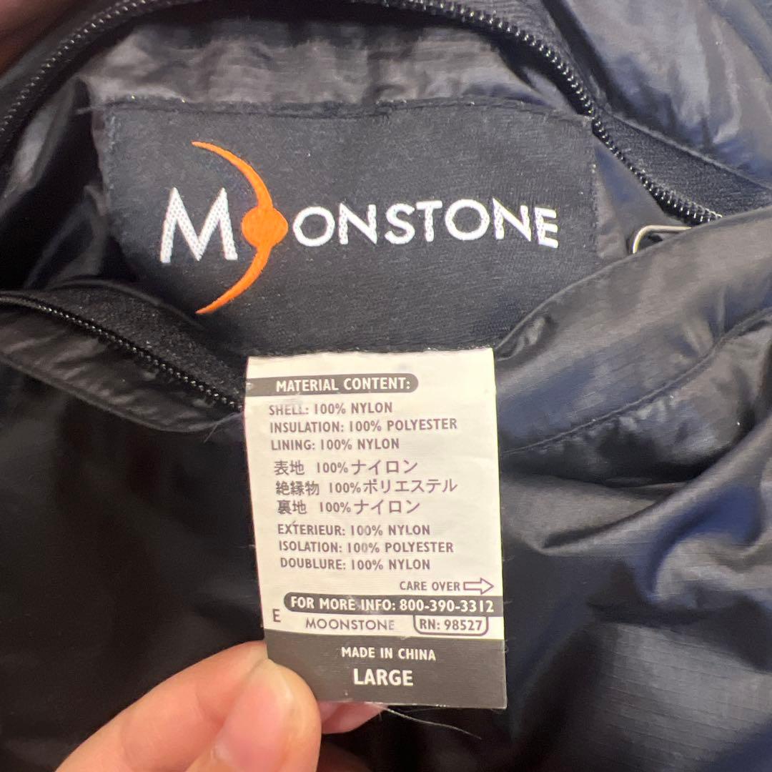ムーンストーン moonstone リバーシブル ナイロンベストブラック90s