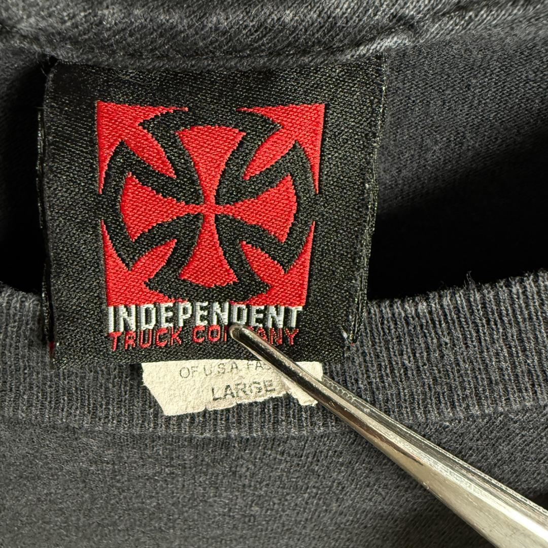 90s Independent スケート Tシャツ インディペンデント L