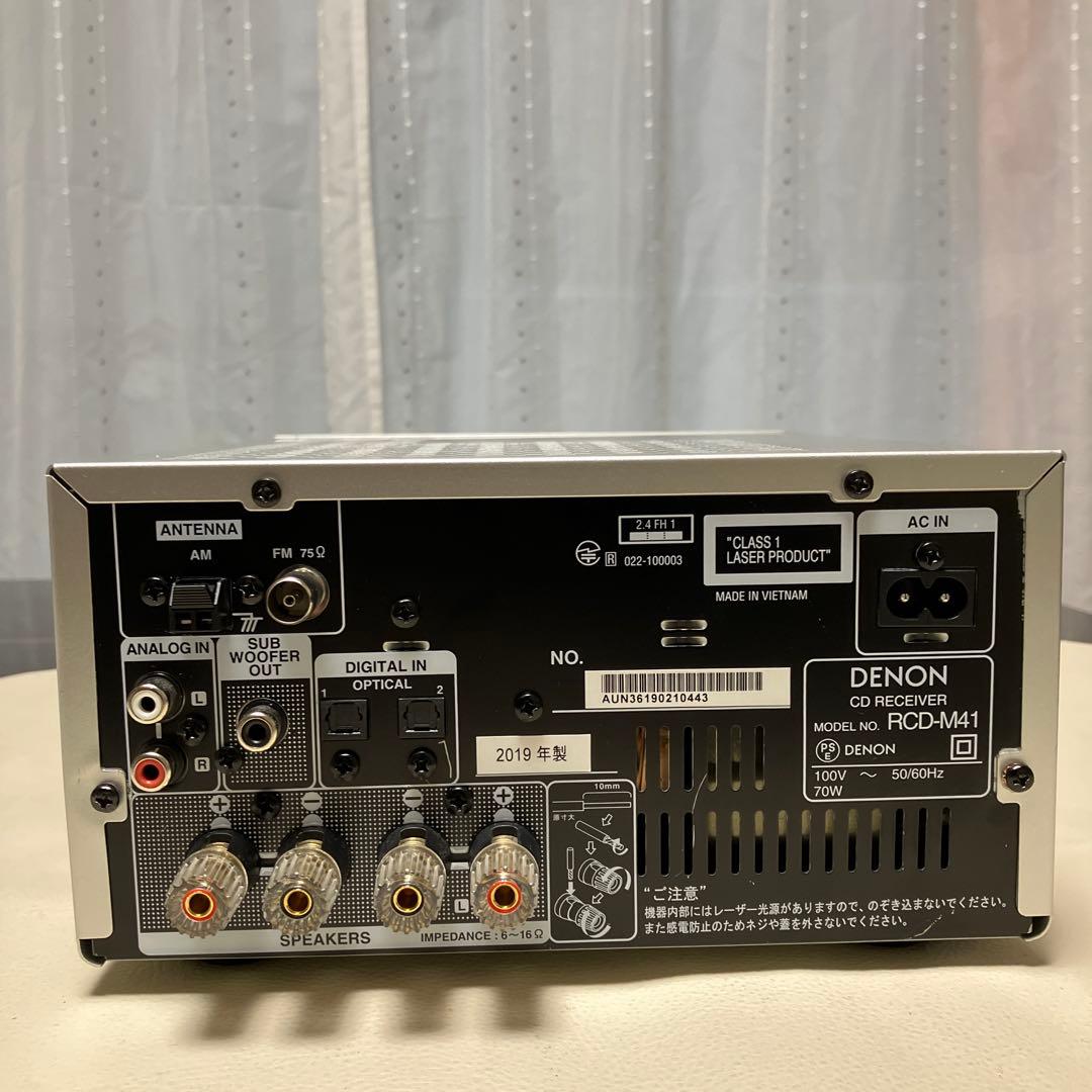 DENON CDレシーバー RCD-M41 動作品 2019年製