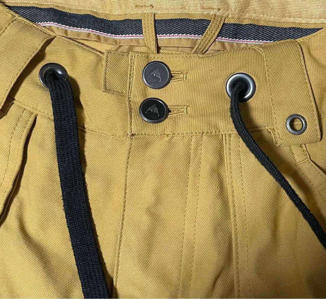 【特価】Burton バートン　スノボウェア　パンツ　イエロー　フレア