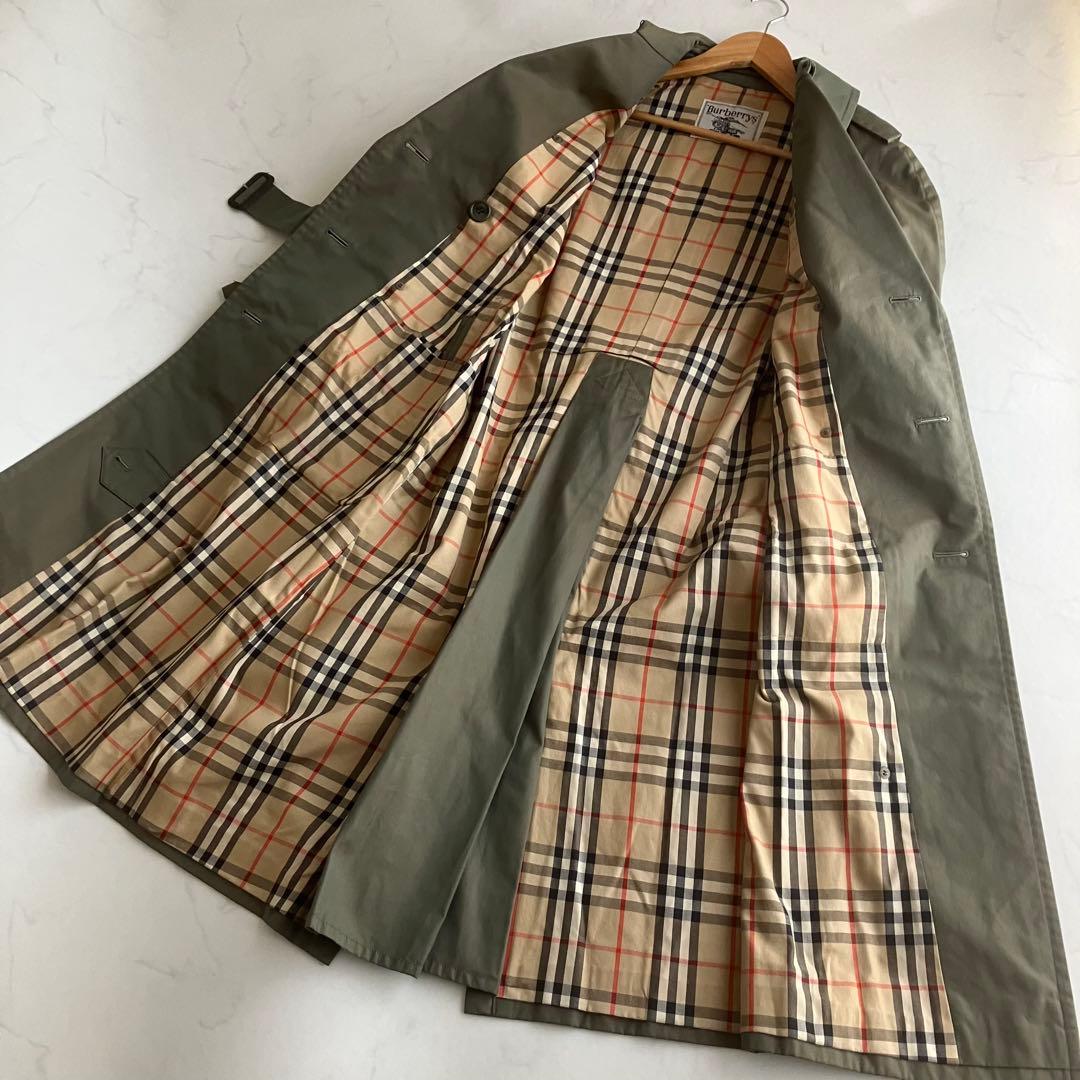 BURBERRY　バーバリー　玉蟲色 トレンチコート　165cm