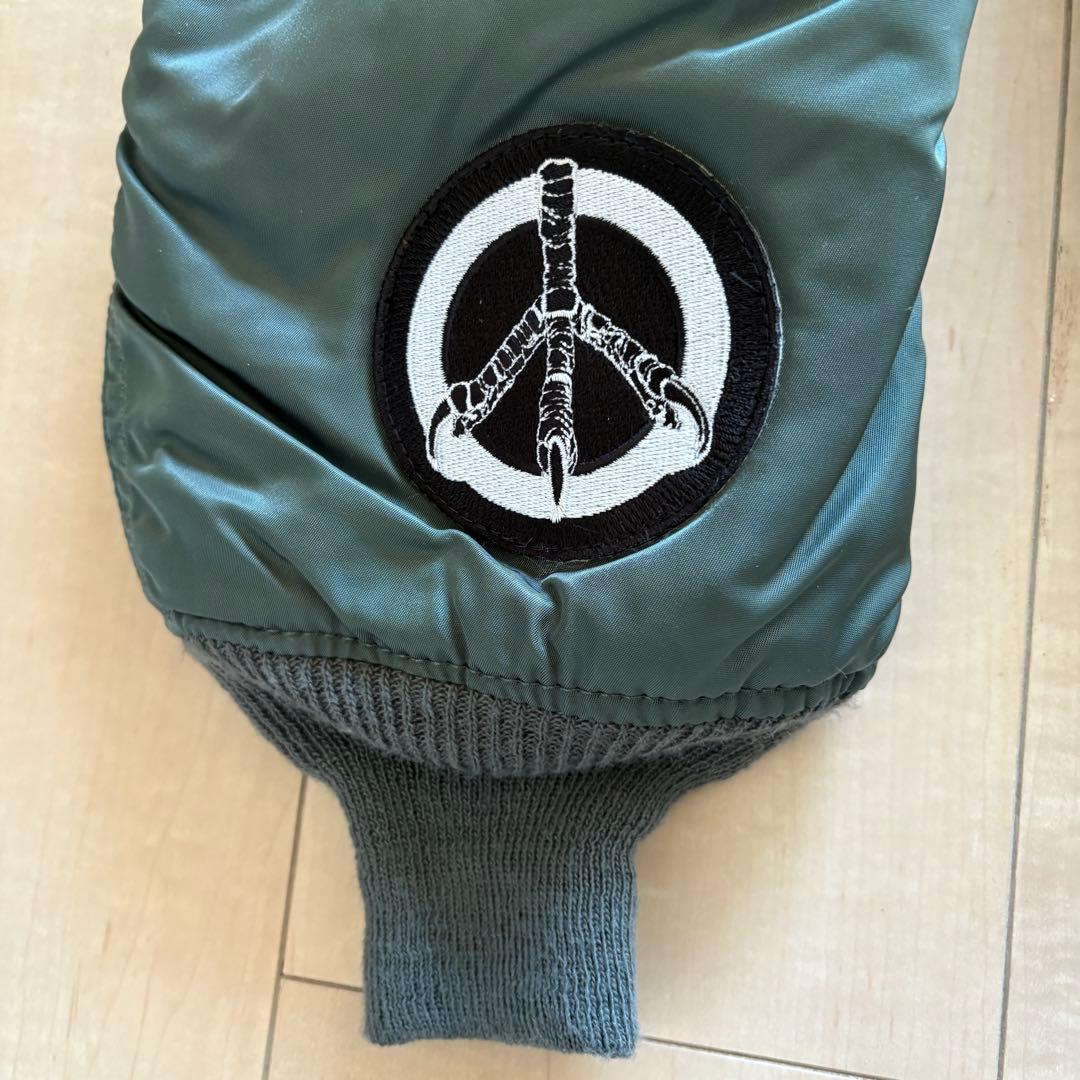 L*l様 グッドイナフ MA-1 左袖裏 ハリスツィード Sサイズ 藤原ヒロシ