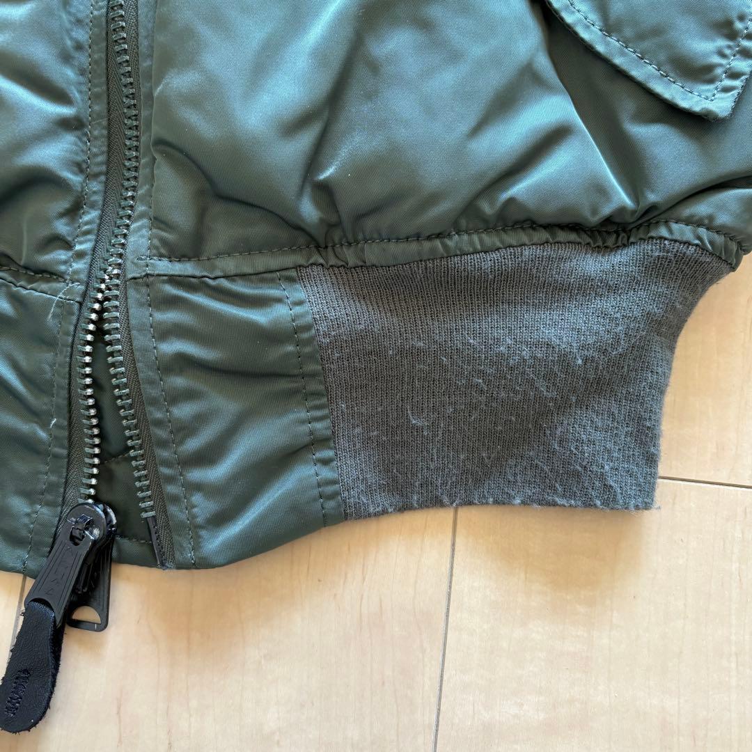 L*l様 グッドイナフ MA-1 左袖裏 ハリスツィード Sサイズ 藤原ヒロシ