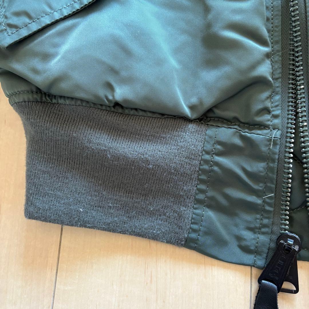 L*l様 グッドイナフ MA-1 左袖裏 ハリスツィード Sサイズ 藤原ヒロシ