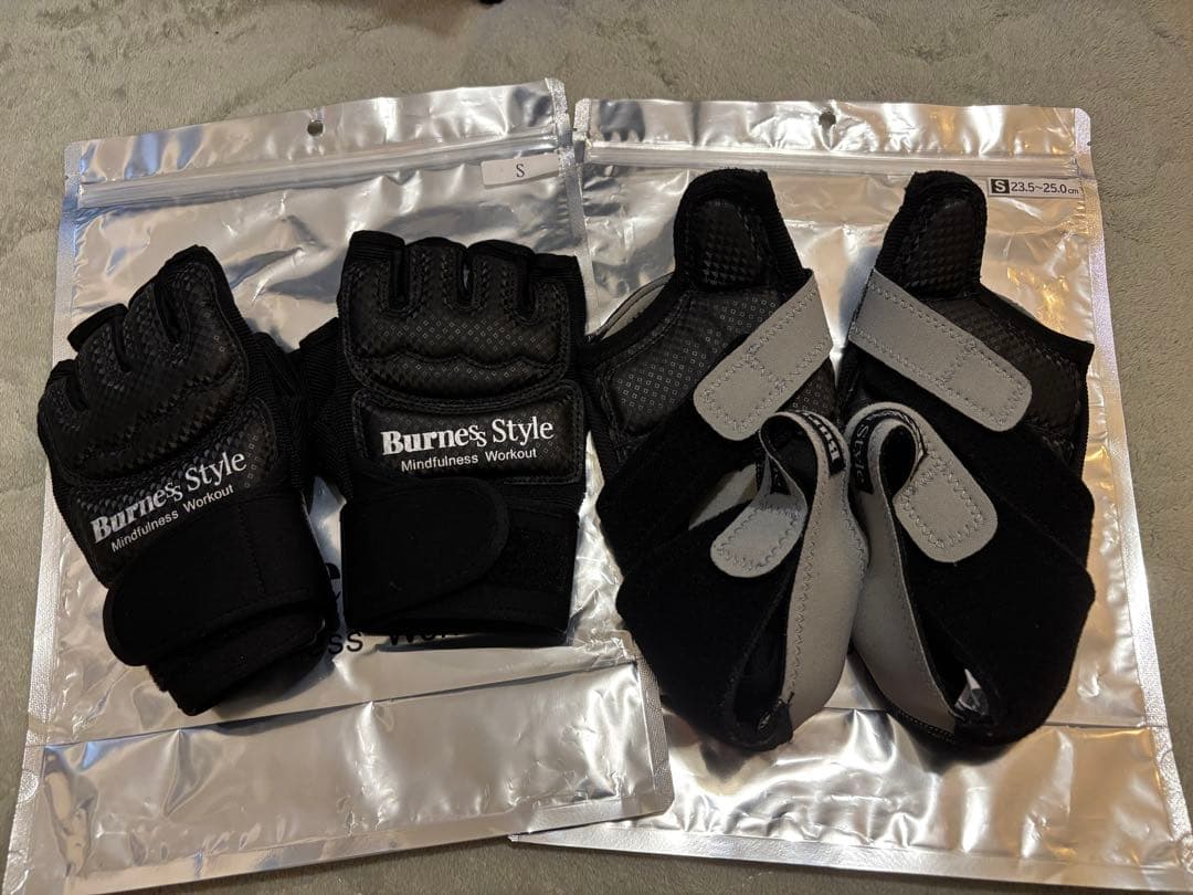 Burnes Style ボクシンググローブ&シューズ Sサイズ ブラック