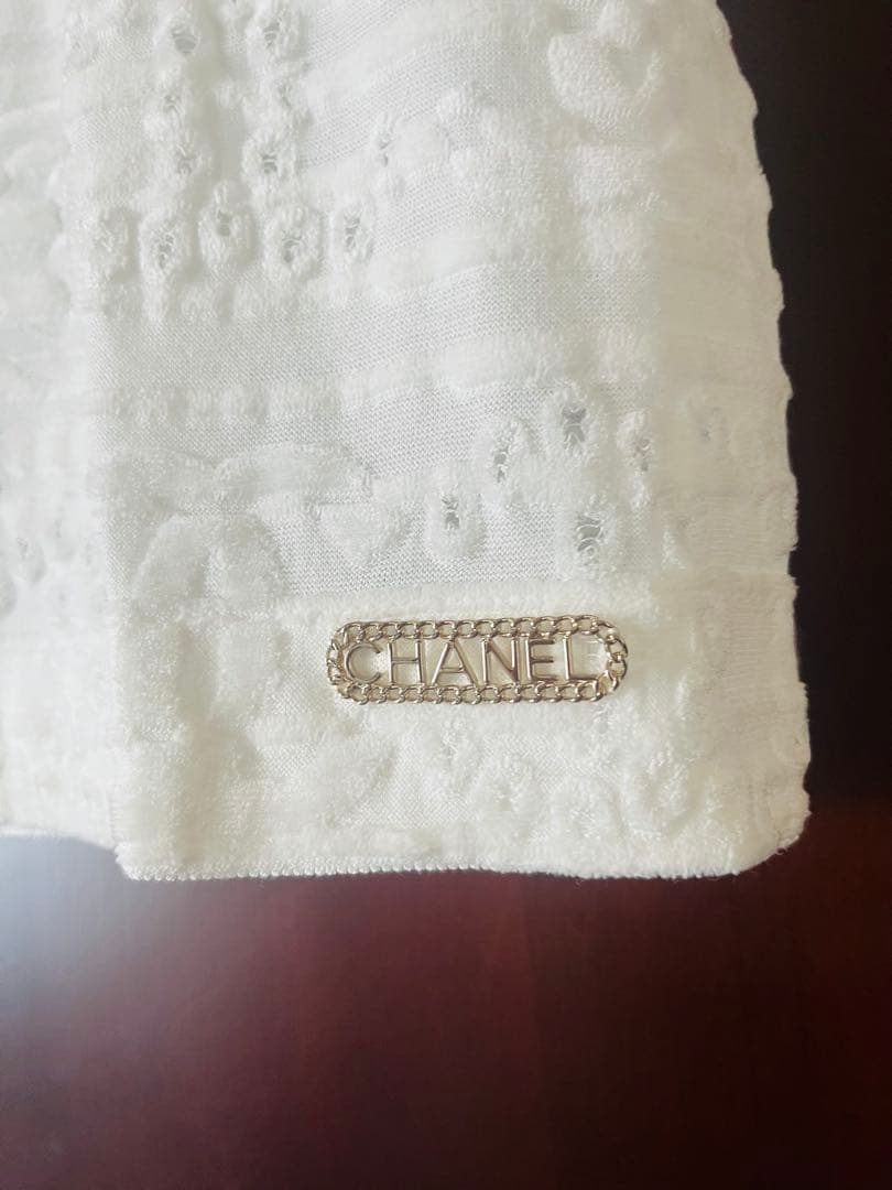 CHANEL シャネル ココマーク 半袖カットソー ホワイト