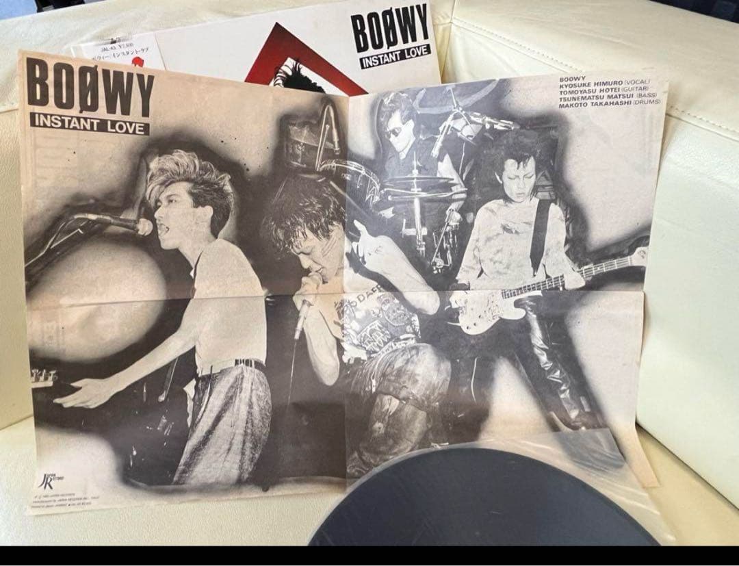 BOOWY レコードLP 3枚おまとめ　ジャストアヒーロー、インスタントラブ、他