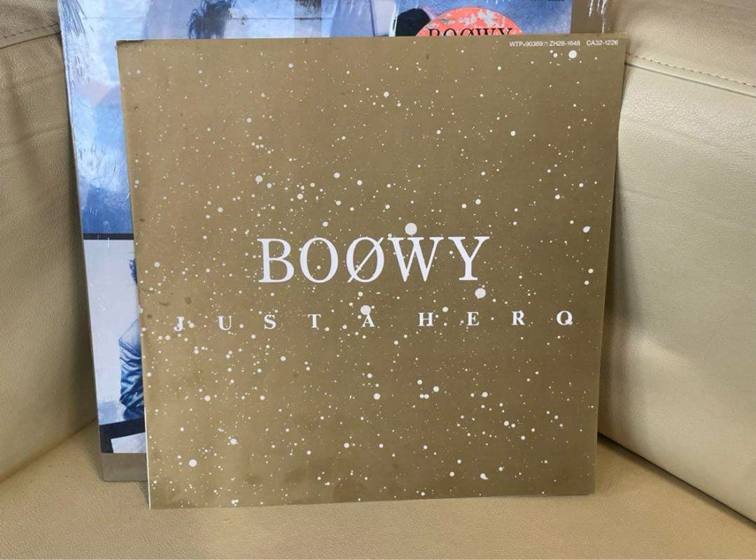 BOOWY レコードLP 3枚おまとめ　ジャストアヒーロー、インスタントラブ、他