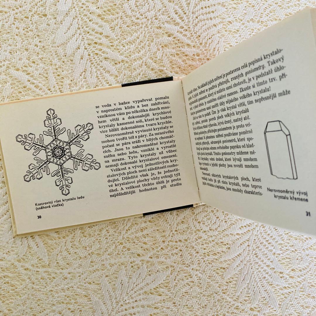 洋書　古書　チェコ語の鉱物図鑑　豊富なカラーイラスト♡　ヴィンテージ