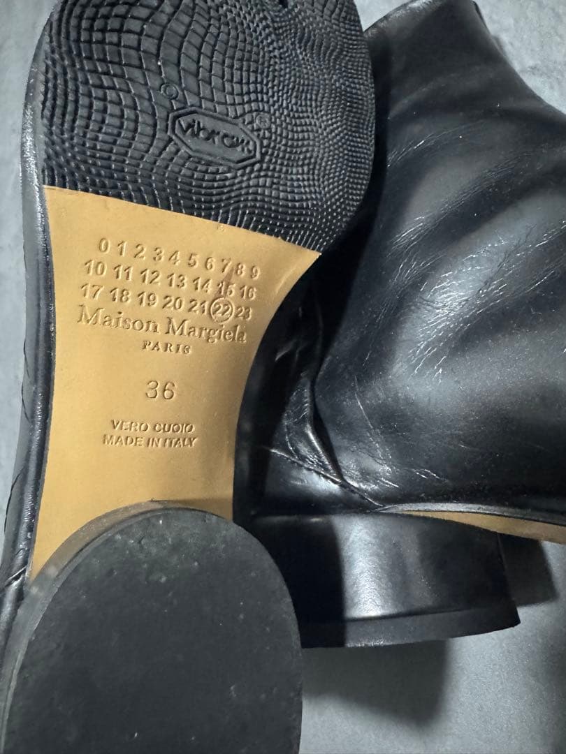 キ*ン様 maison margiela 足袋ブーツ　used加工　マルジェラ
