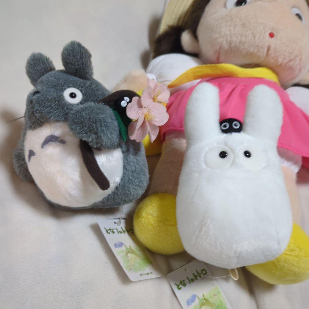 となりのトトロ　特大　めいちゃん　ぬいぐるみ　　桜トトロ　小トトロ