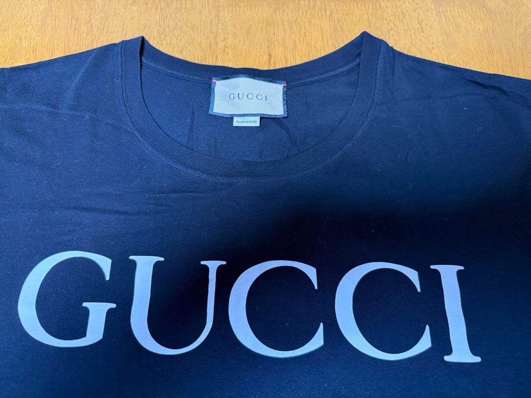 GUCCI ブラック Tシャツ XXL