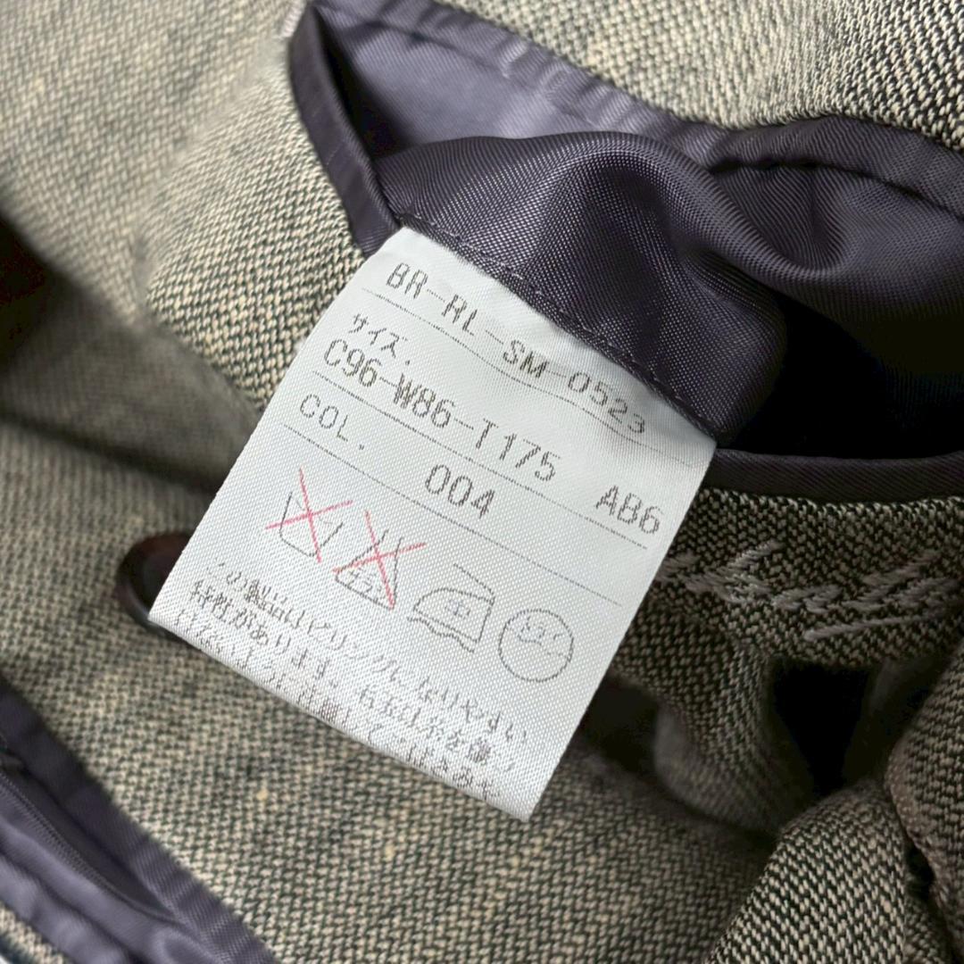 90s Ralph Lauren リネン混　背抜き　3B テーラード PM217