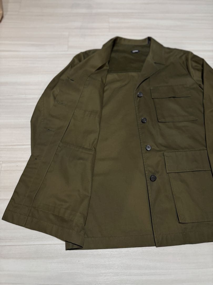 JIL SANDER NAVY カーキミリタリーブルゾン