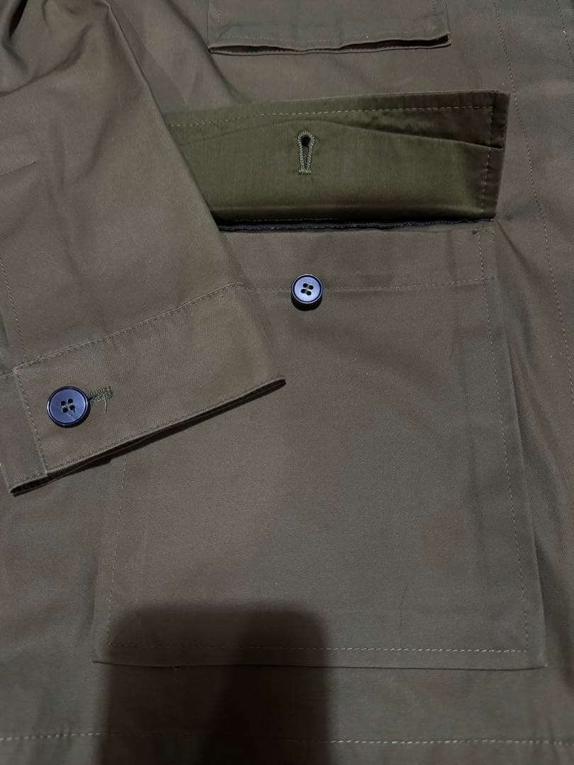 JIL SANDER NAVY カーキミリタリーブルゾン