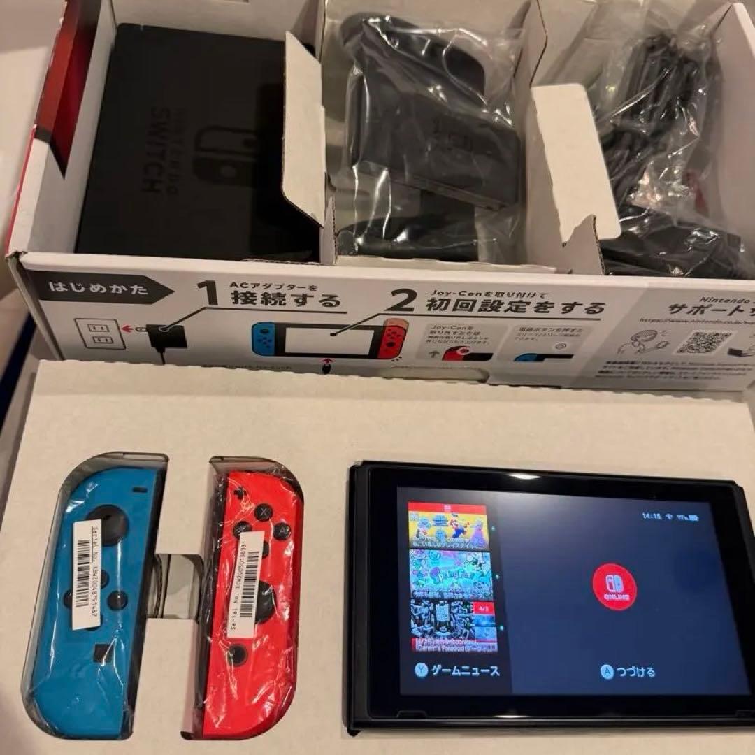 25,000即決⭐︎Nintendo Switch 本体 青/赤 Joy-Con