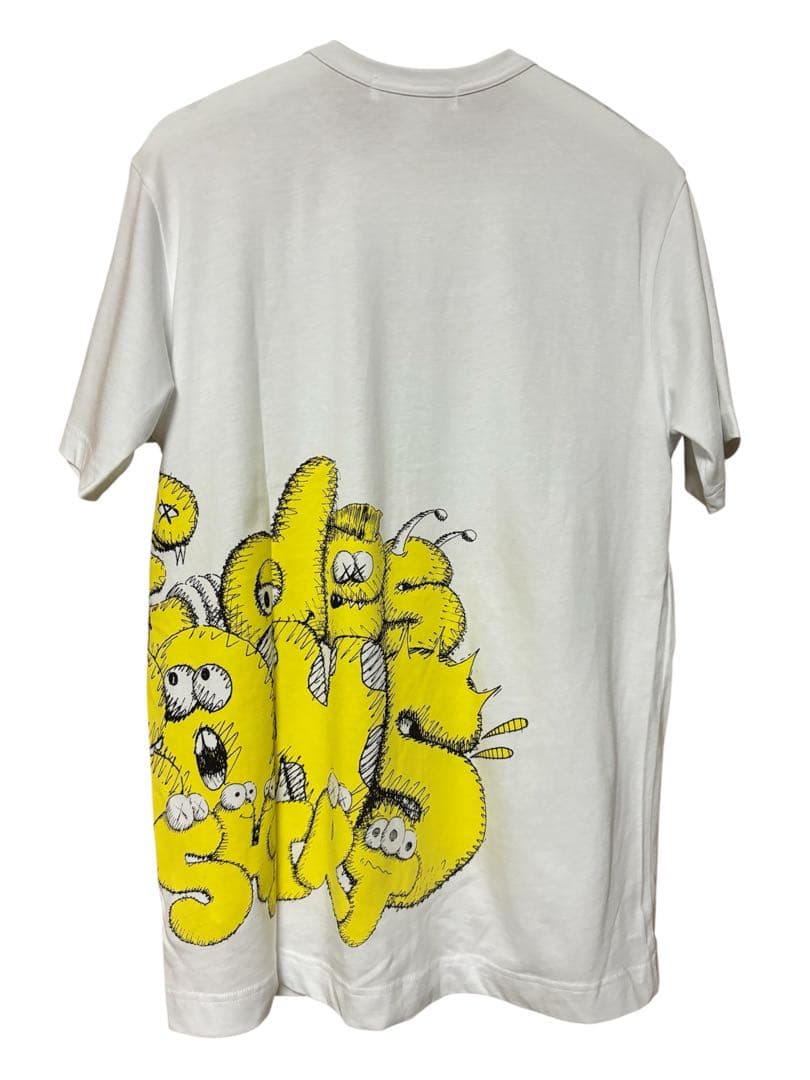 新品未使用 コムデギャルソン シャツ カウズ プリントTシャツ 21AW M