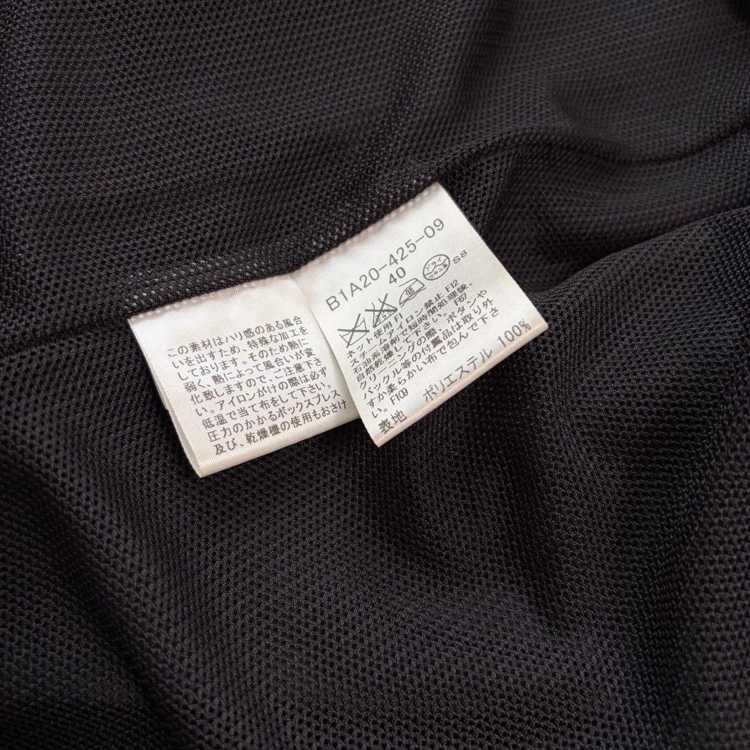 美品 バーバリー フーデット トレンチコート ポリエステル ブラック サイズ L