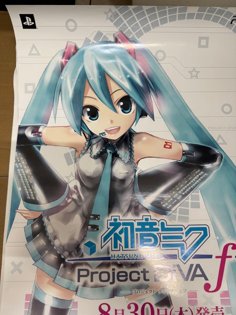 初音ミクProject DIVAf Play Station Vita ポスター