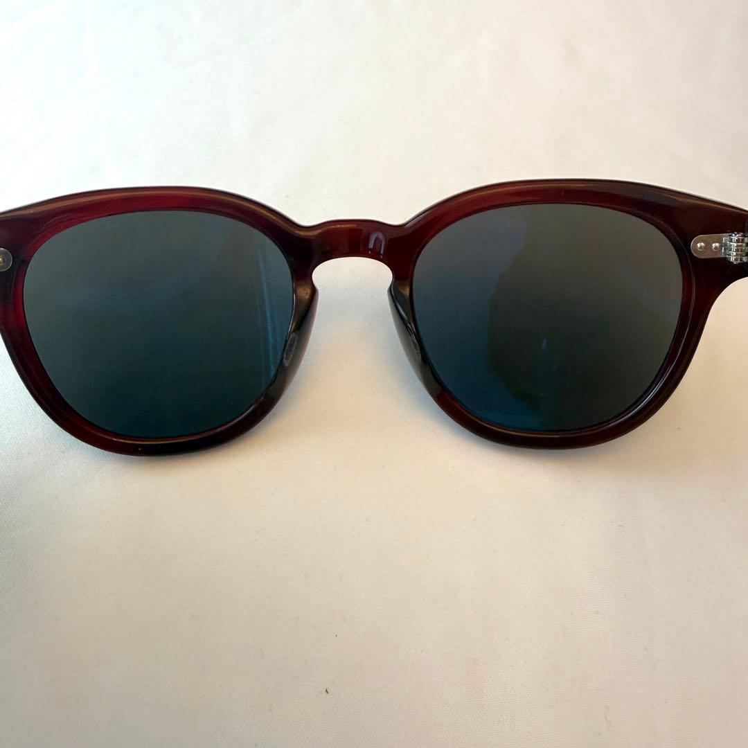 Oliver Peoples レディース サングラス 赤茶フレーム ケースなし