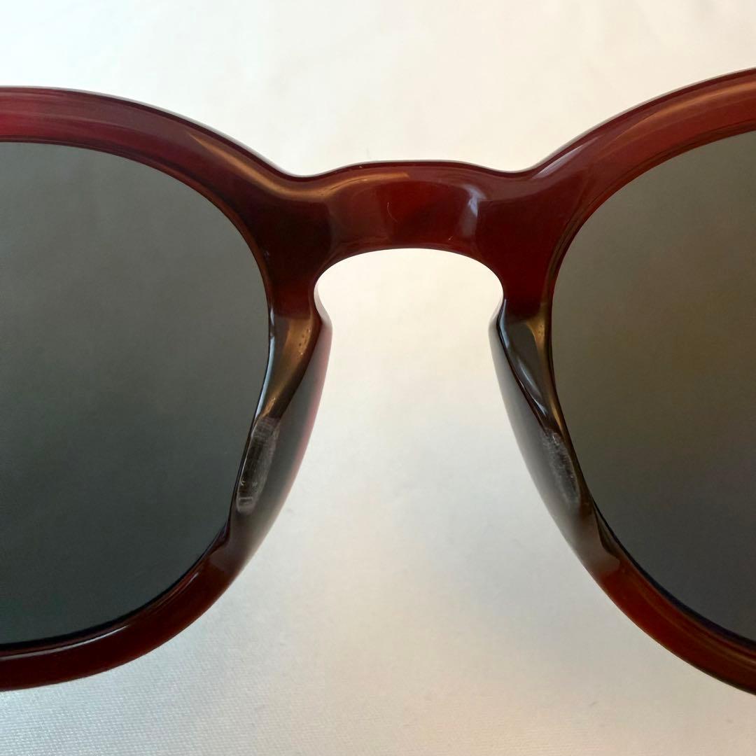 Oliver Peoples レディース サングラス 赤茶フレーム ケースなし