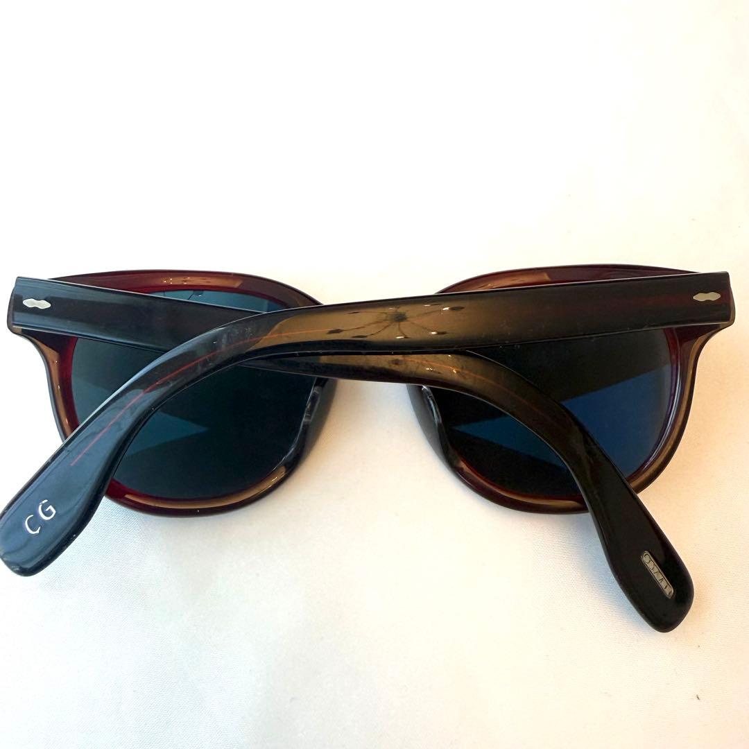 Oliver Peoples レディース サングラス 赤茶フレーム ケースなし
