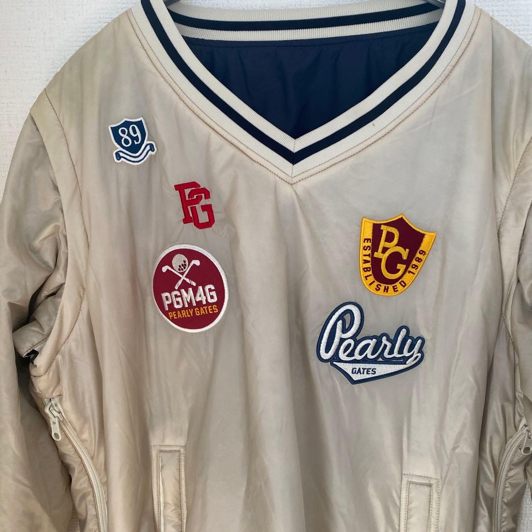 PEARLY GATES リバーシブル ベスト　ジャケット中綿ハーフジップ　5