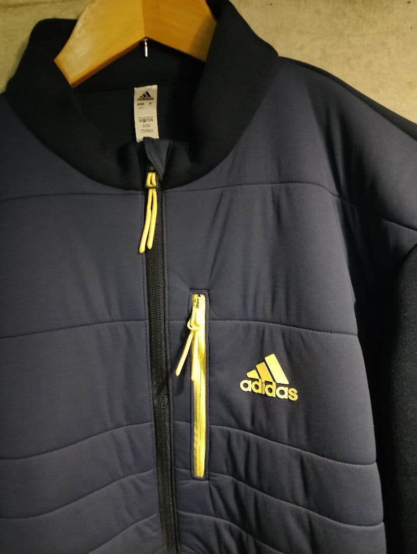 限定1点　正規品　adidas ネイビー ゴルフジャケット　美品　送料無料L