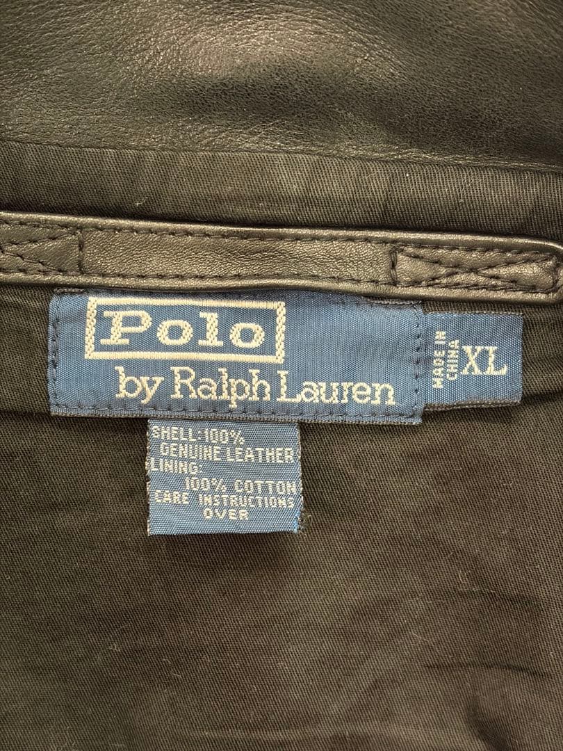 ‌*‌様 Polo by Ralph Lauren A2 レザージャケット XL