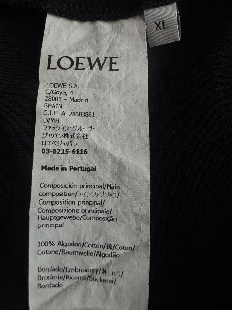 【極美品】25SS LOEWE ANAGRAM LOGO T-SHIRT