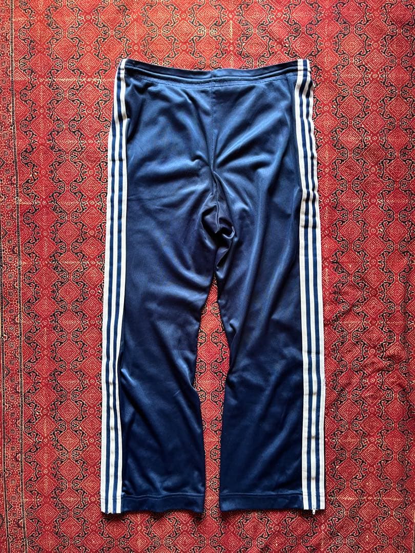 70s 80s Vtg adidas ATP USA製 トラックパンツ　ネイビー