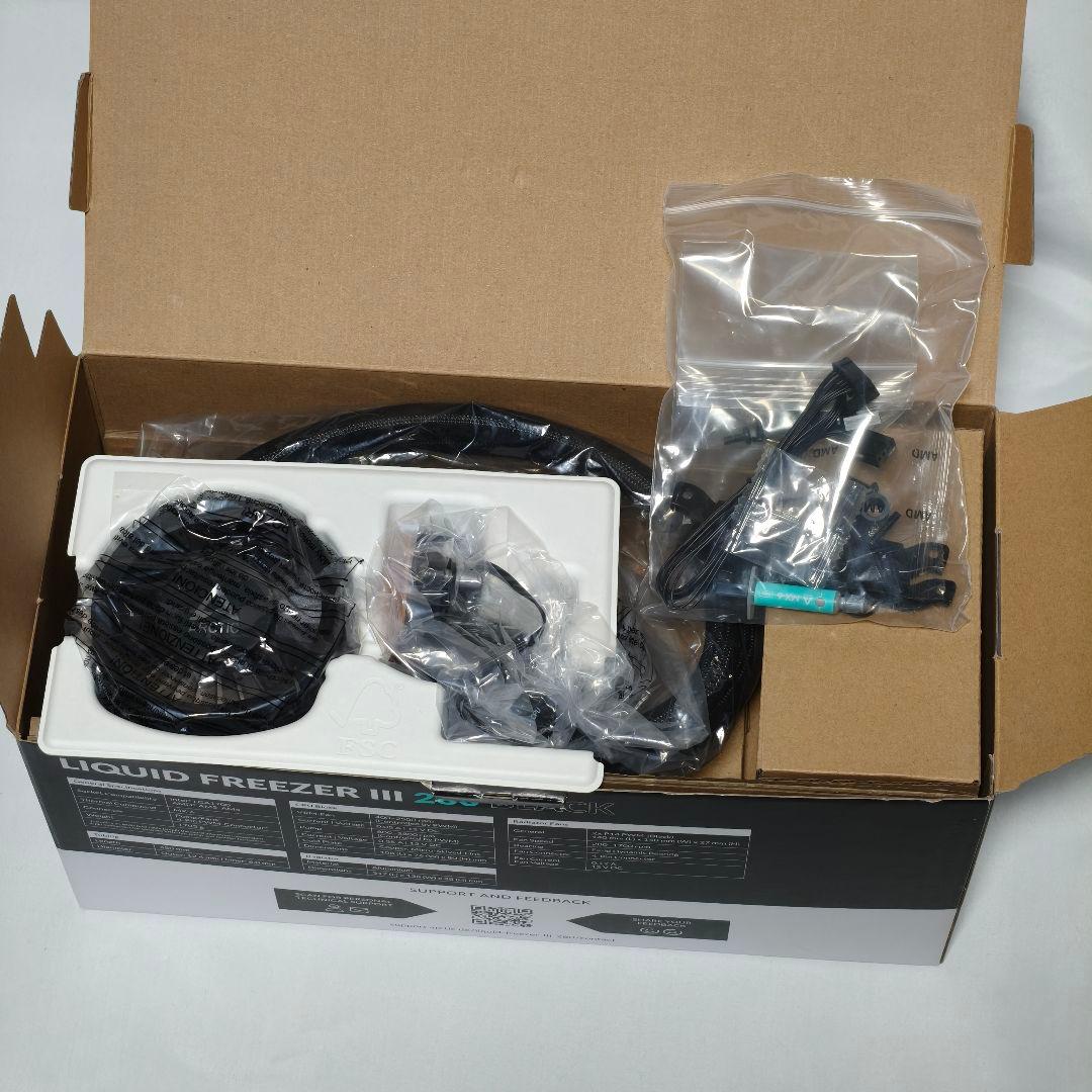 PC用ファン・クーラー ARCTIC LIQUID FREEZER III 280 BLACK