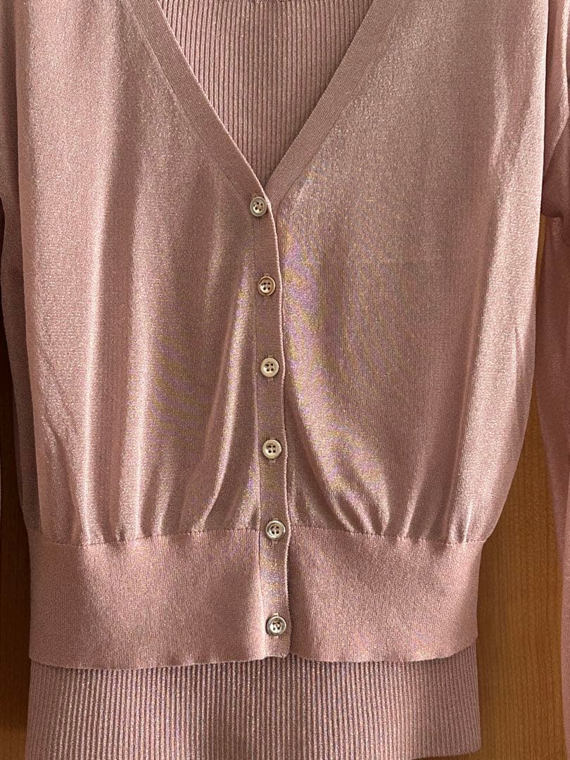 未使用品⭐︎Apuweiser-riche 2wayニットシアーカーデアンサンブル