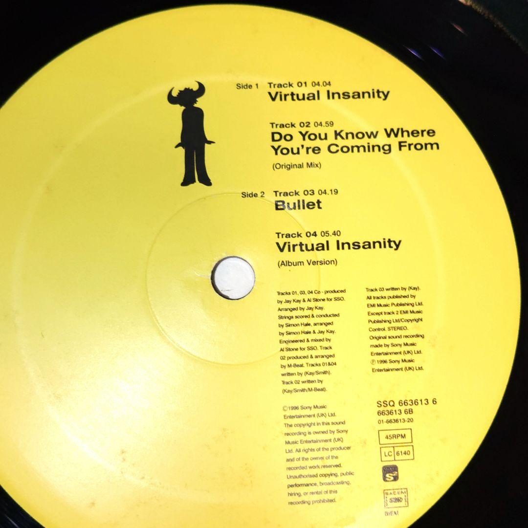 【Jamiroquai / VIRTUAL INSANITY 】UKオリジナル盤