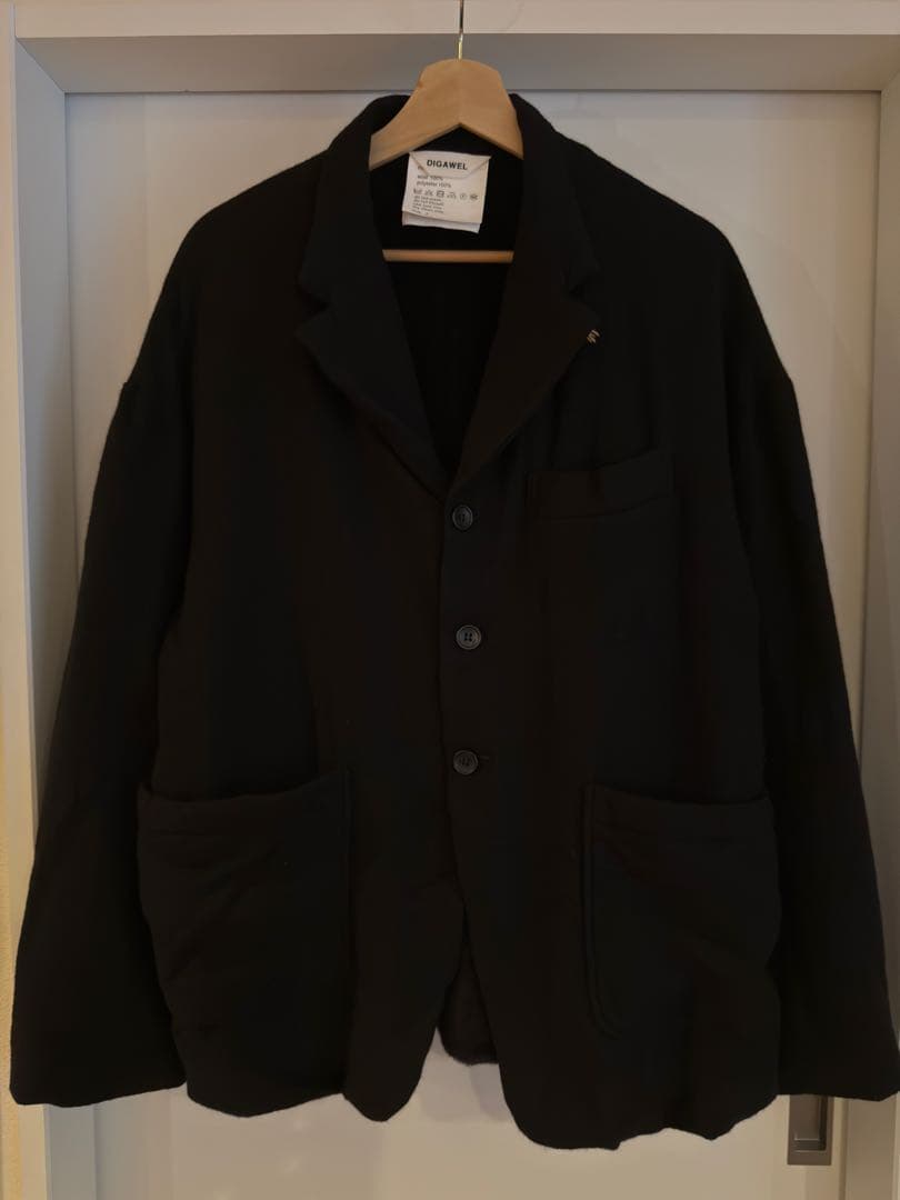 DIGAWEL Jacket (garment wash) サイズ2 ブラック