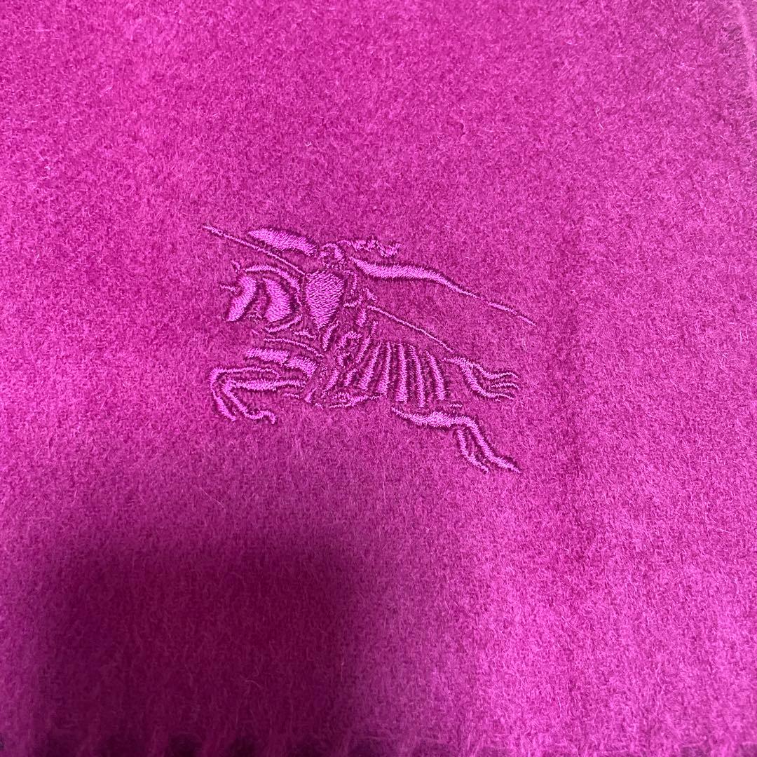 BURBERRY ピンク カシミヤ マフラー