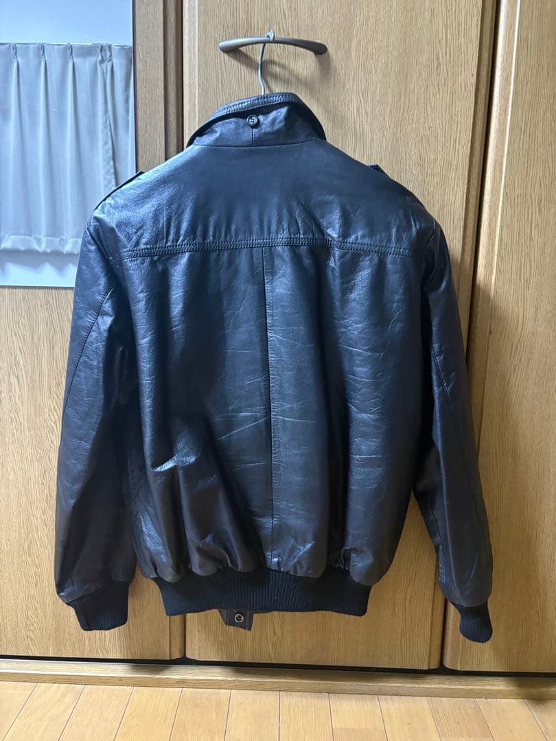 美品 A-2 レザージャケット 牛革 ボア M 古着