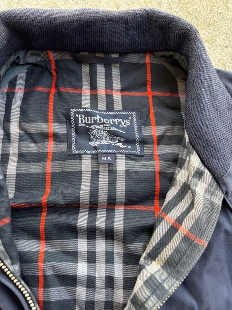 中*う様 Burberry スウィングトップ 短丈 裏地チェック archive