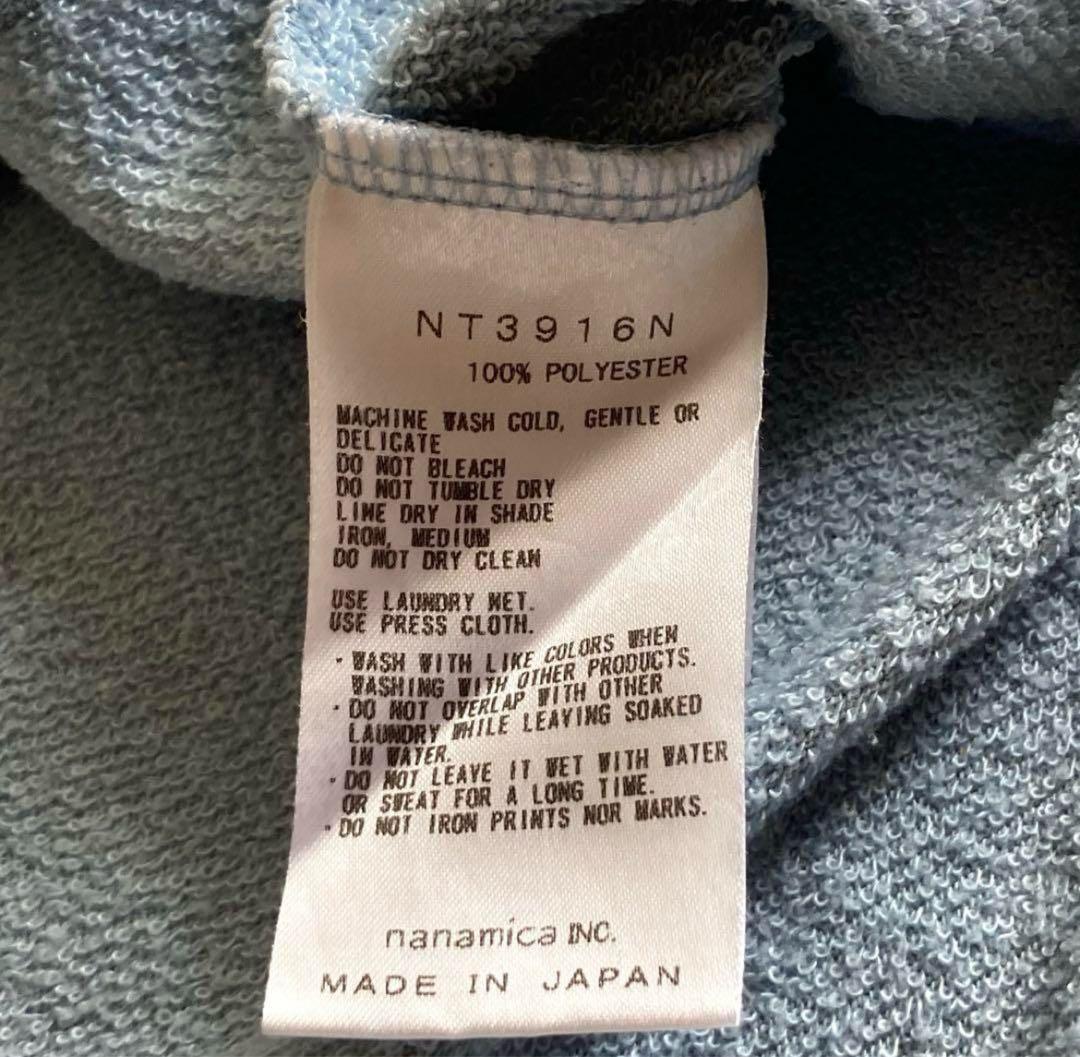 ま*。様 THE NORTH FACE パープルレーベル アシンメトリー　ロゴT