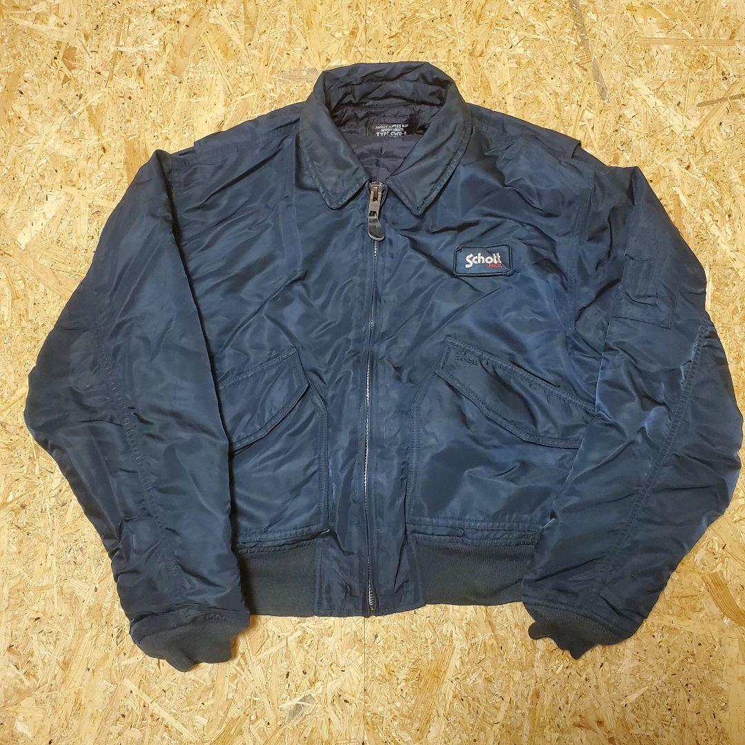 【Schott/ショット】MA-1 フライトジャケット ネイビー 田中シェン着用