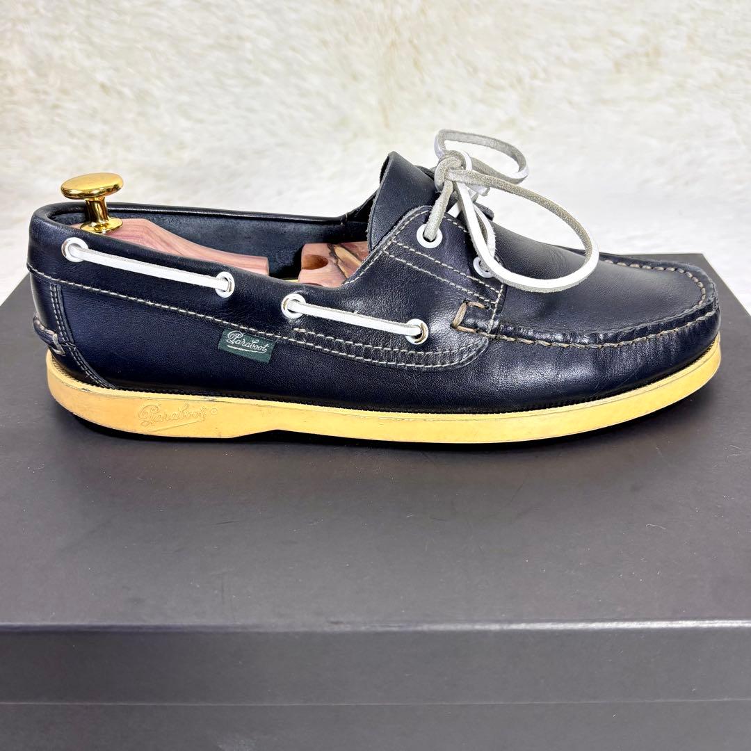 paraboot デッキシューズ 25.0 バース ネイビー パラブーツ