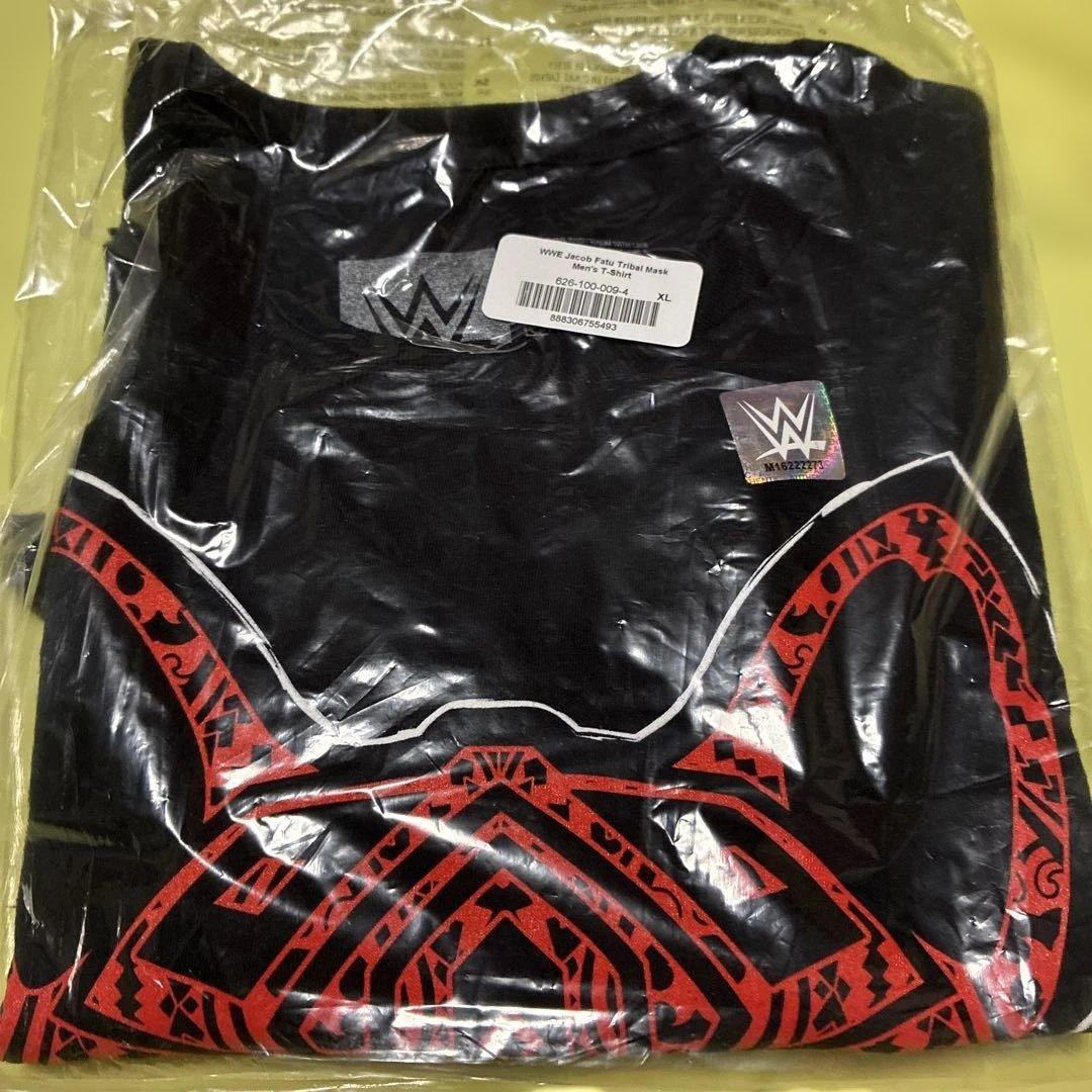 XLサイズ 未開封　WWE Tシャツ　ジェイコブファトゥ　トライバルマスク