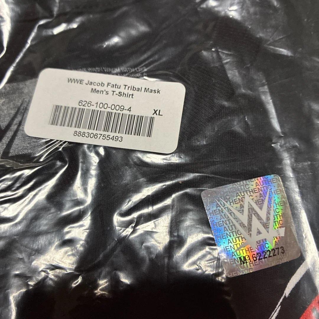 XLサイズ 未開封　WWE Tシャツ　ジェイコブファトゥ　トライバルマスク