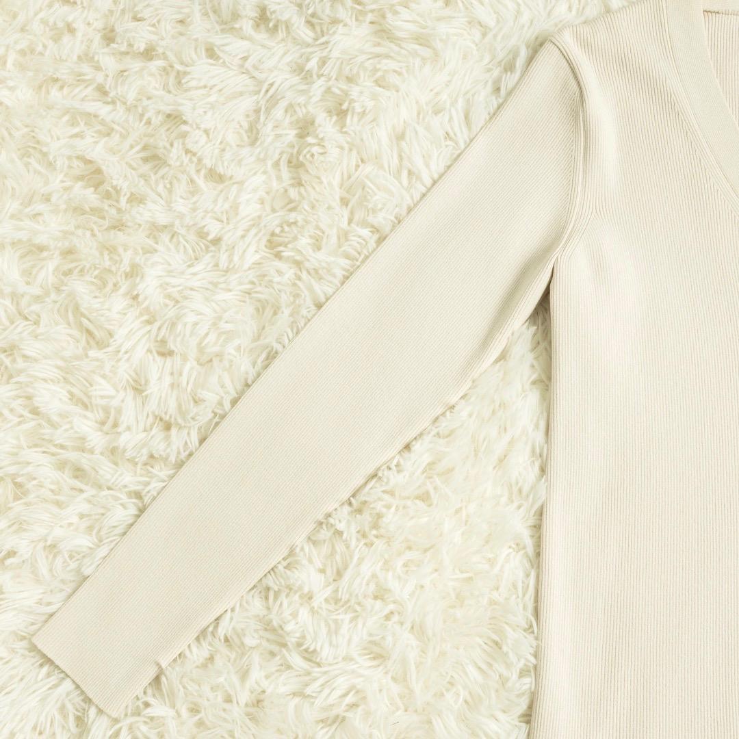 美品 Deuxieme Classe DINER RIB Vネックカーディガン