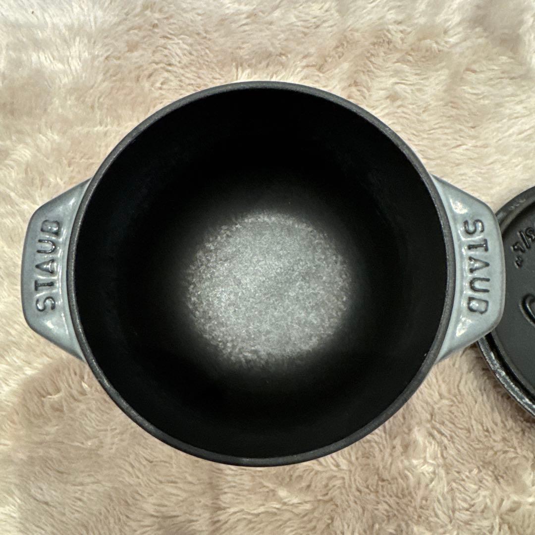 STAUB 両手鍋 グレー 12インチ