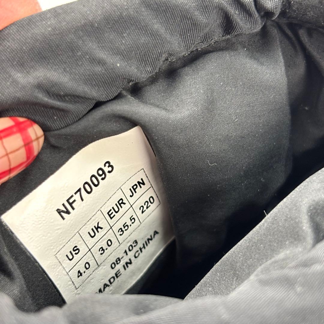 【大人気】THE NORTH FACE ヌプシ スノー ブーツ 22 ブラック