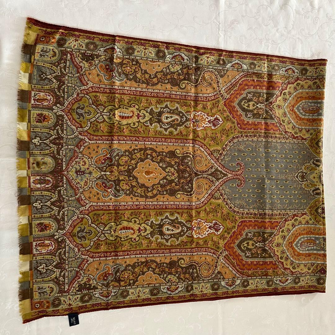 ETRO エトロ　ペイズリー柄 ロングストール