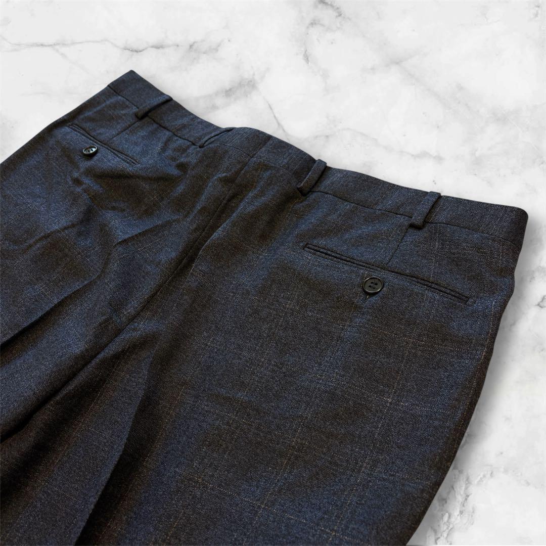 ✨美品✨LANVIN カシミヤ混 スーツ 56 大きめサイズ　ビジネスにも!